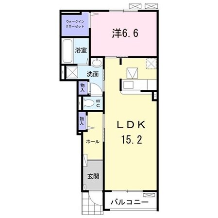 プレシャスみのりの物件間取画像